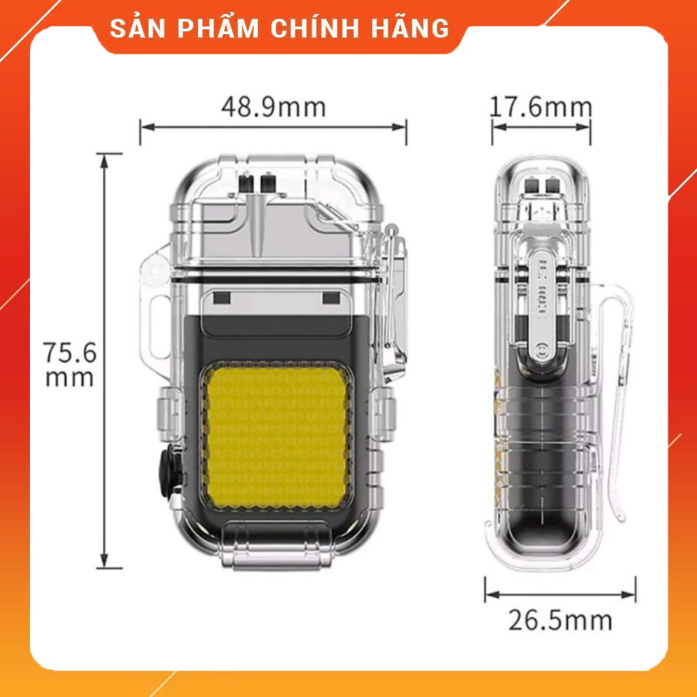 Đèn led mini siêu sáng 3in1 có sạc usb - đèn móc khoá mini có sạc pin