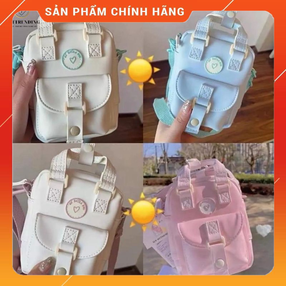 Balo mini nữ đổi màu khi ra nắng  còn màu xanh