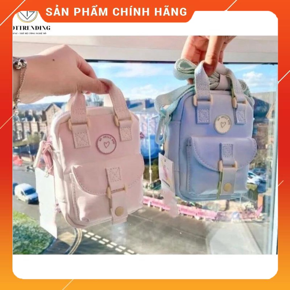 Balo mini nữ đổi màu khi ra nắng  còn màu xanh