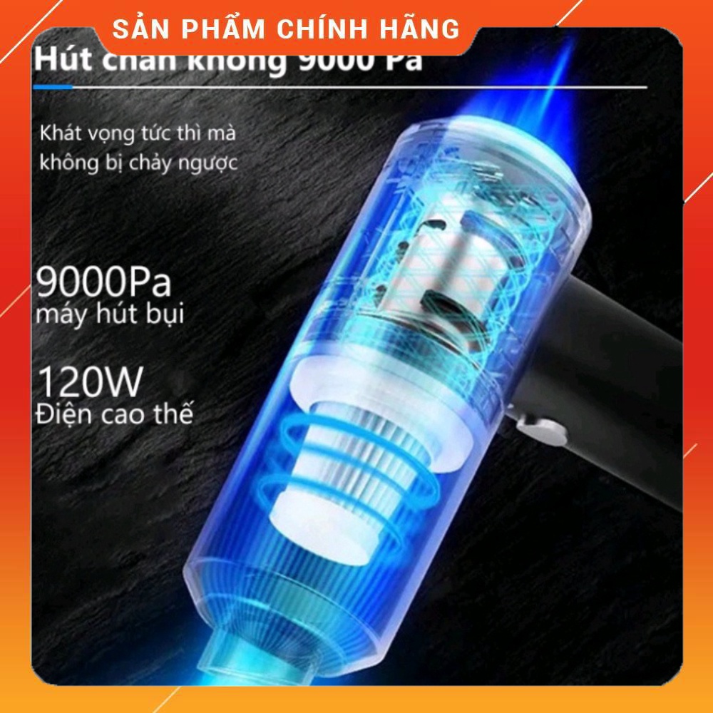 Máy Hút Bụi Cầm Tay Không Dây Lực Hút Cực Mạnh  Máy Hút Bụi Ôtô siêu khỏe
