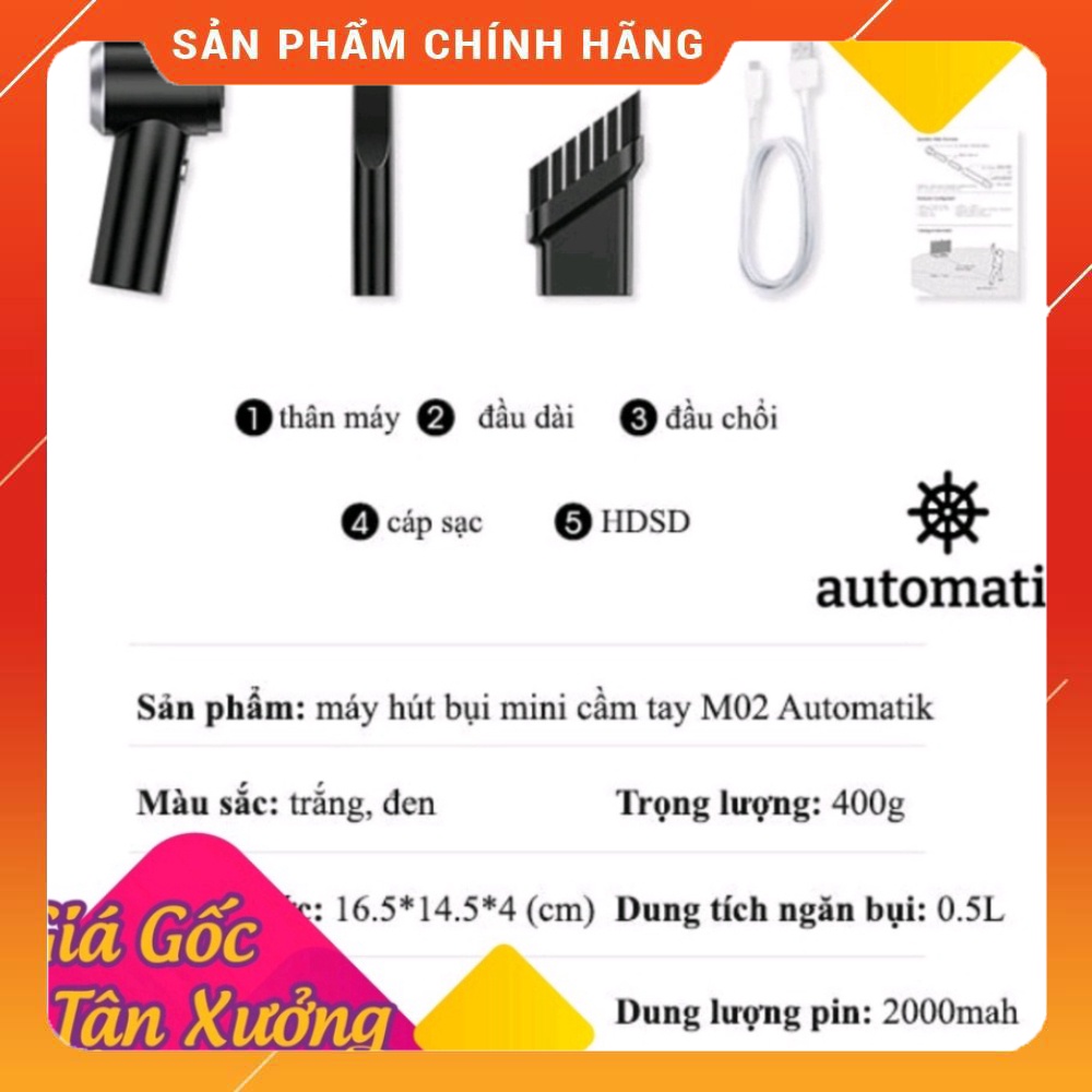 Máy Hút Bụi Cầm Tay Không Dây Lực Hút Cực Mạnh  Máy Hút Bụi Ôtô siêu khỏe