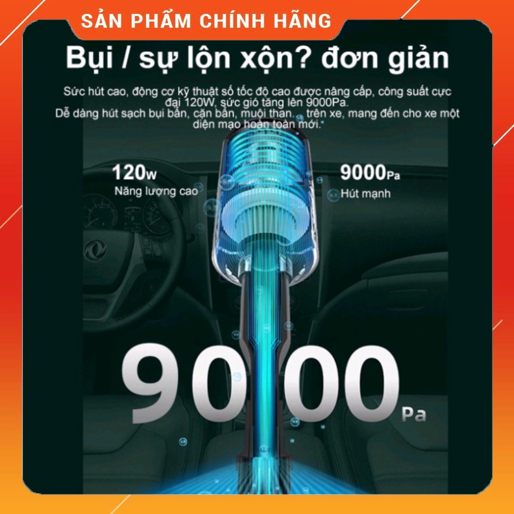 Máy Hút Bụi Cầm Tay Không Dây Lực Hút Cực Mạnh  Máy Hút Bụi Ôtô siêu khỏe
