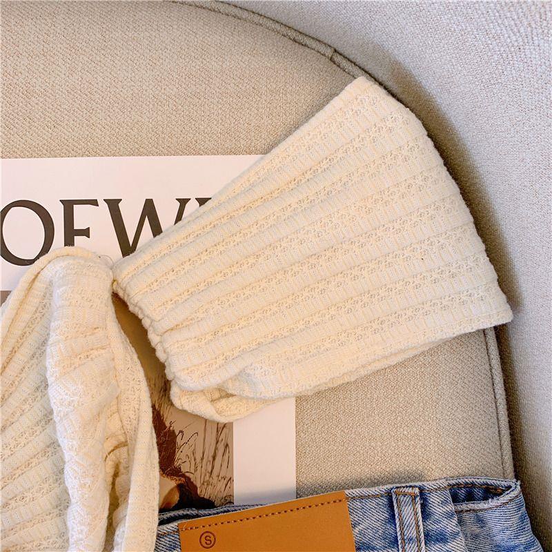 Áo Sơ Mi Ngắn Một Bên Vai Thắt Nơ Phong Cách Hàn Quốc Thời Trang Mùa Hè Dành Cho Nữ