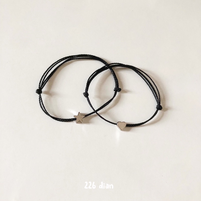 Vòng tay nam, nữ ngôi sao, bông hoa