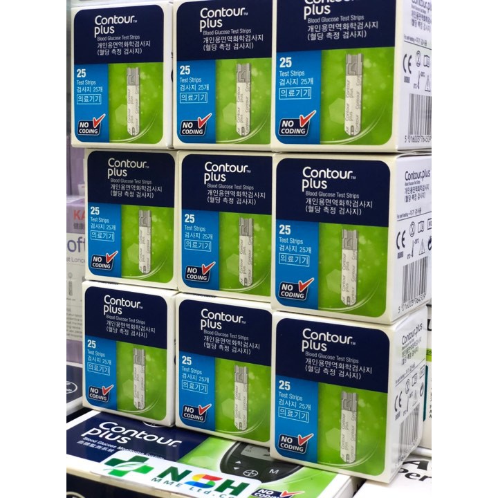 [DATE 04/2024] Que test thử đường huyết Que thử tiểu đường Bayer Contour Plus,Que thử đường huyết  B