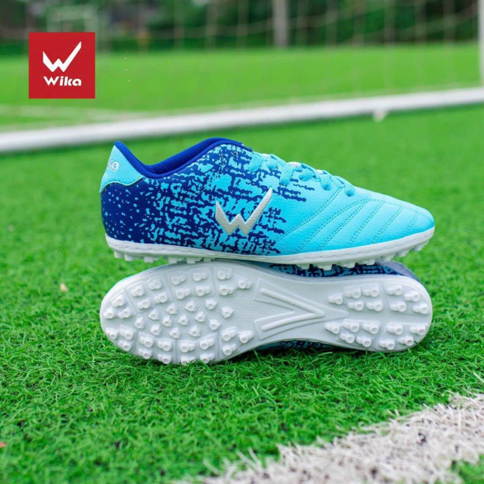 Giày bóng đá Wika Ultra 5 mẫu mới da nhăn,Chất Liệu Da Pu Cao Cấp Phủ Elvaloy Mềm Đàn Hồi Tốt, đã khâu full đế