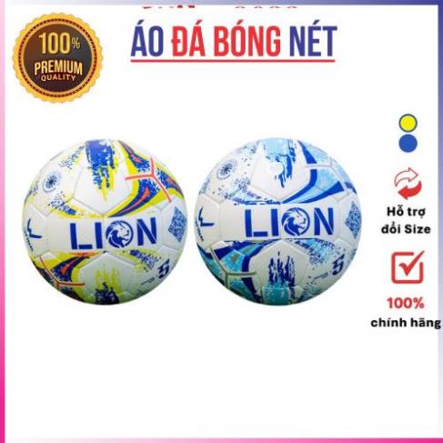 Quả Bóng Đá Lion Chính Hãng Thiết Kế Chuẩn 4 Lớp Cơ Bản, Khâu Thủ Công Đạt Chuẩn , Hàng Chính Hãng
