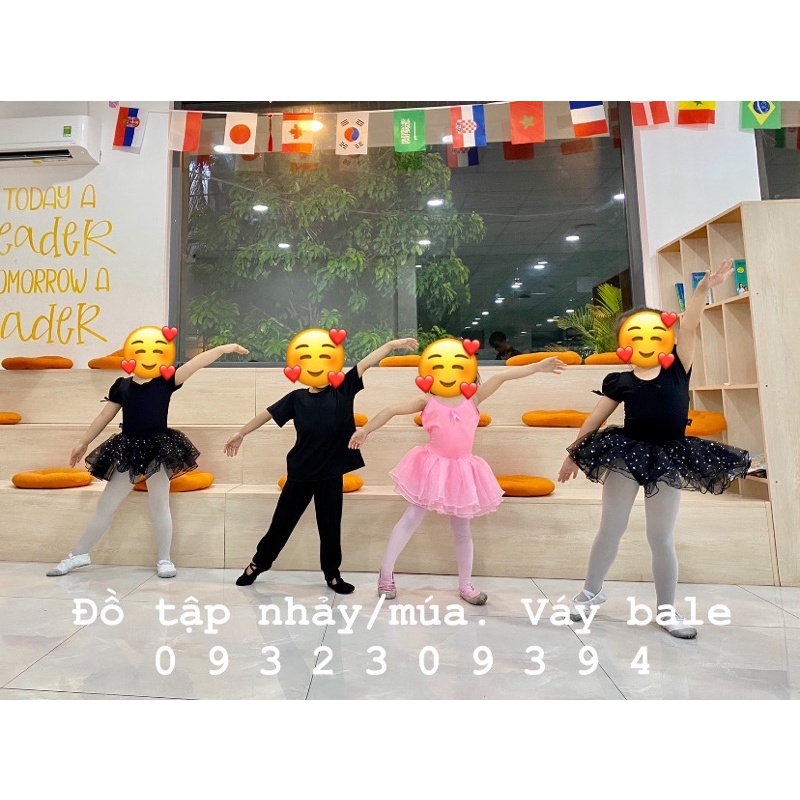 Váy bale màu đen cho bé gái sẵn TPHCM