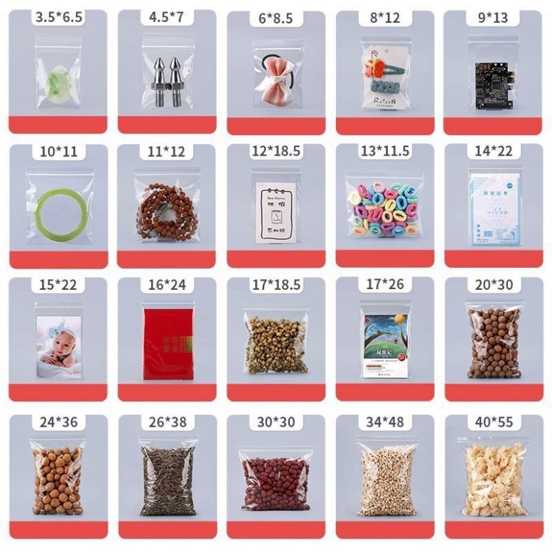 Túi zip trong suốt  100g