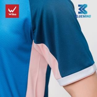 Bộ Quần Áo Bóng Đá Wika Blueming Cao Cấp, Chất Vải Thoáng Mát Thấm Hút Mồ Hôi