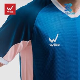 Bộ Quần Áo Bóng Đá Wika Blueming Cao Cấp, Chất Vải Thoáng Mát Thấm Hút Mồ Hôi