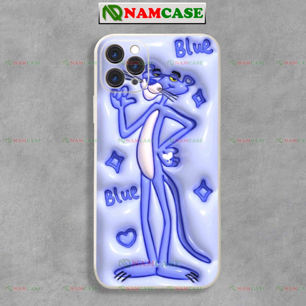 Ốp lưng iphone cặp đôi hoạt hình báo hồng 3D cute độc lạ ngộ nghĩnh dễ thương ip 6/6s/7/8/X/XS/11/12/13/14 Pro Plus Max