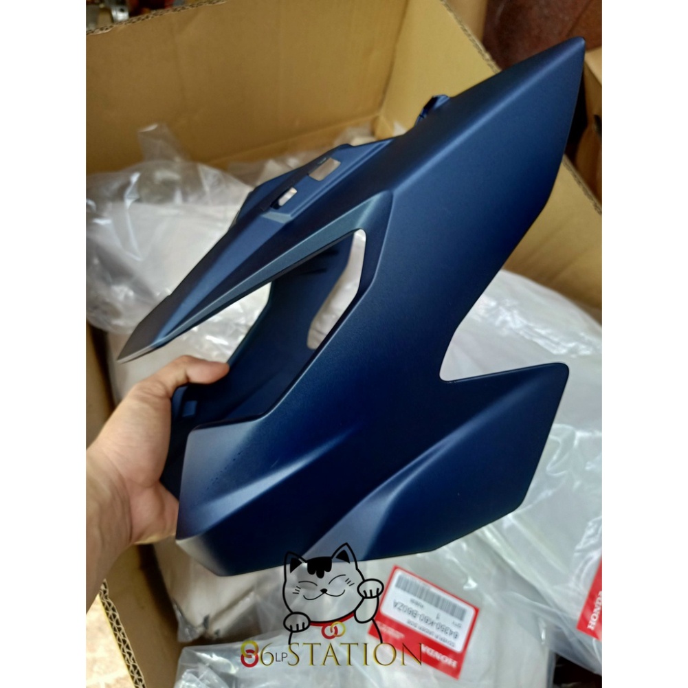 Ốp đầu satria fi raider fi màu xanh nhám