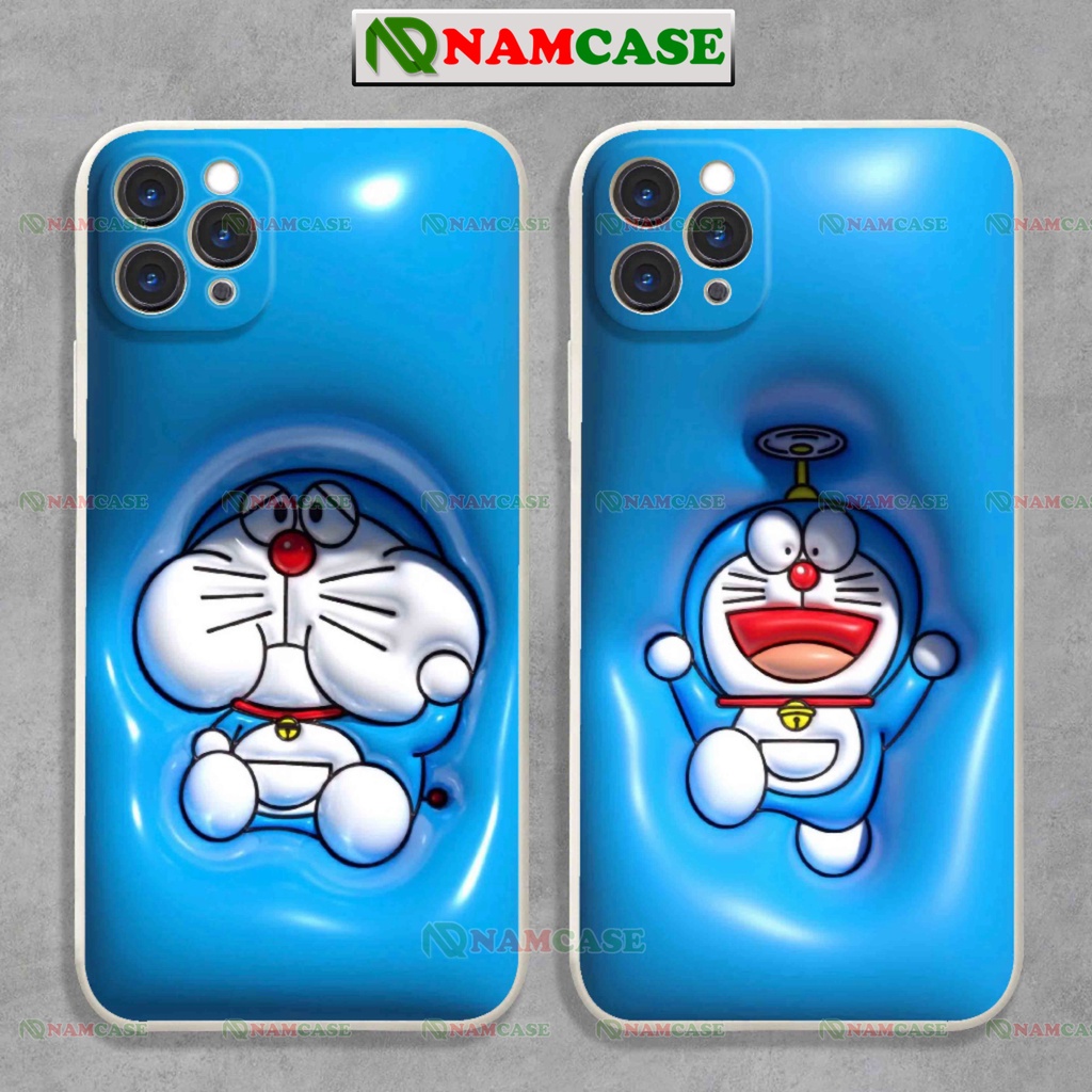 Ốp lưng iphone cặp đôi hoạt hình doraemon 3D cute ngộ nghĩnh dễ thương đẹp ip 6/6s/7/8/X/XS/11/12/13/14 Pro Plus Max