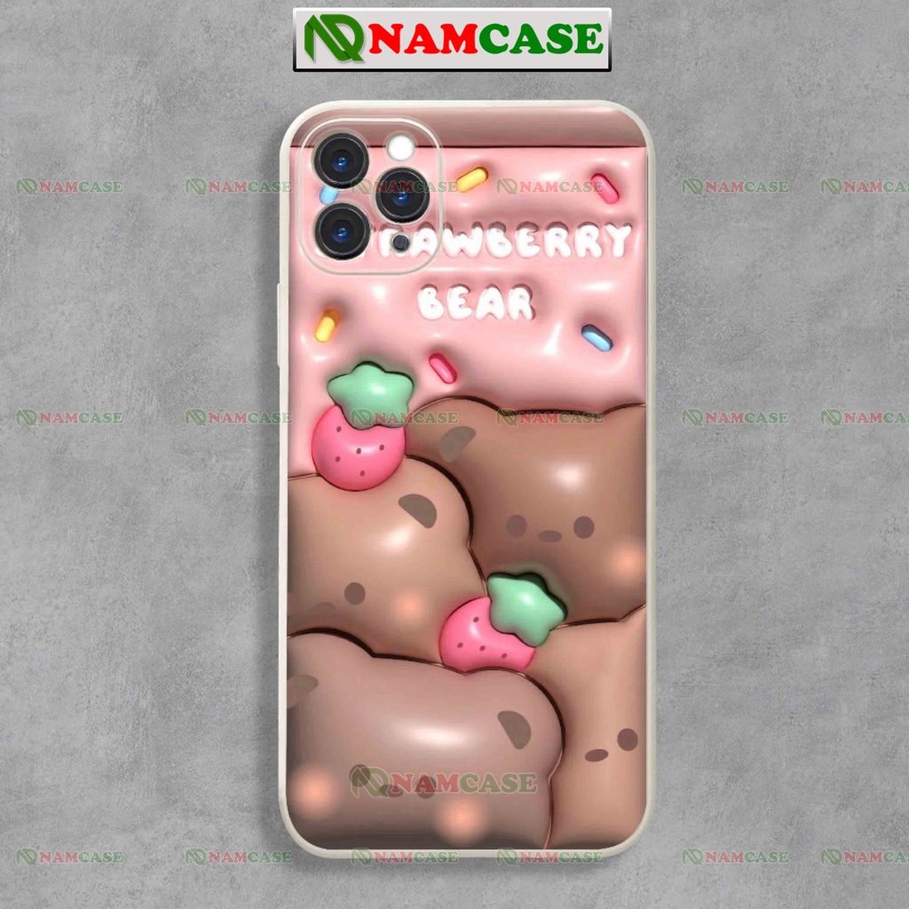Ốp lưng iphone cặp đôi hoạt hình gấu 3D cute độc lạ ngộ nghĩnh dễ thương đẹp ip 6/6s/7/8/X/XS/11/12/13/14 Pro Plus Max