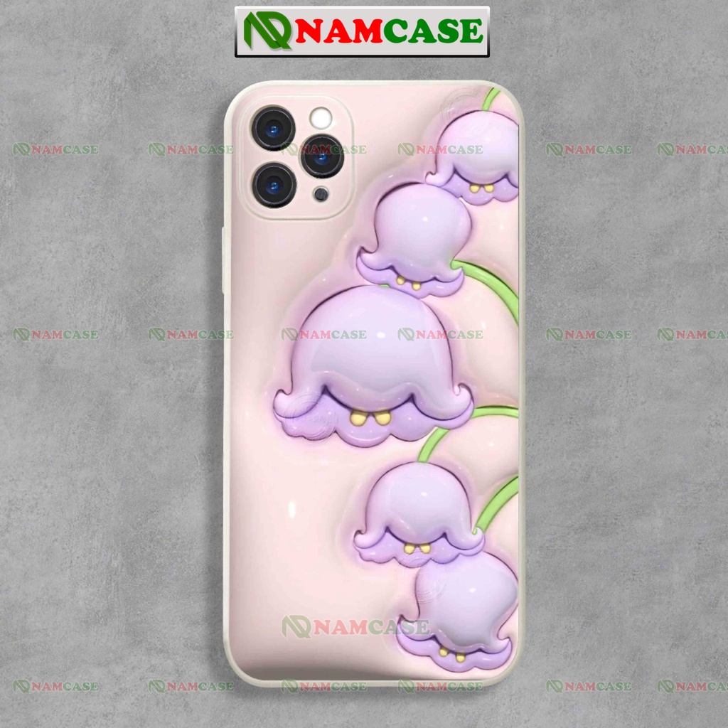 Ốp lưng iphone cặp đôi hoạt hình hoa 3D cute độc lạ ngộ nghĩnh dễ thương đẹp ip 6/6s/7/8/X/XS/11/12/13/14 Pro Plus Max