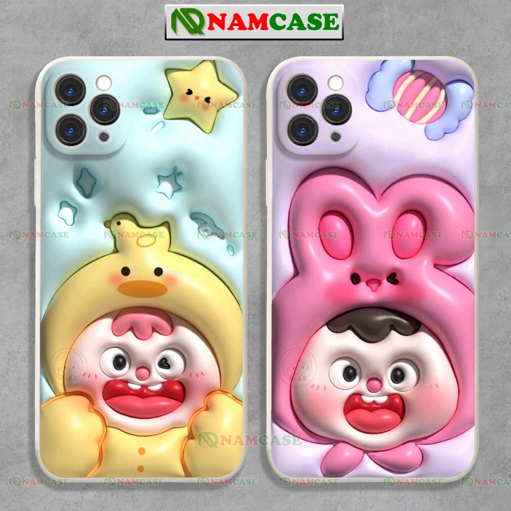 Ốp lưng iphone cặp đôi hoạt hình 3D cute độc lạ ngộ nghĩnh dễ thương đẹp ip 6/6s/7/8/X/XS/11/12/13/14 Pro Plus Max