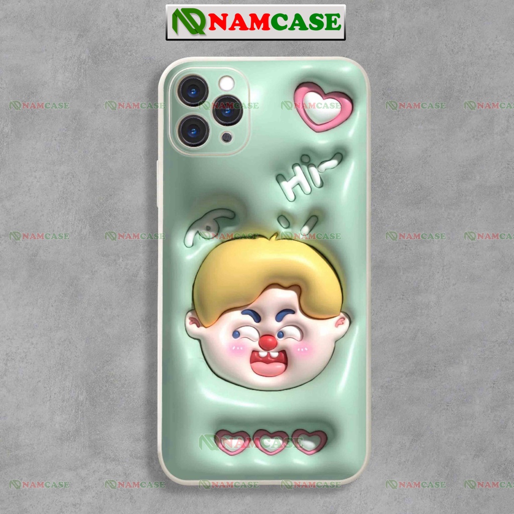 Ốp lưng iphone cặp đôi hoạt hình 3D cute độc lạ ngộ nghĩnh dễ thương đẹp ip 6/6s/7/8/X/XS/11/12/13/14 Pro Plus Max