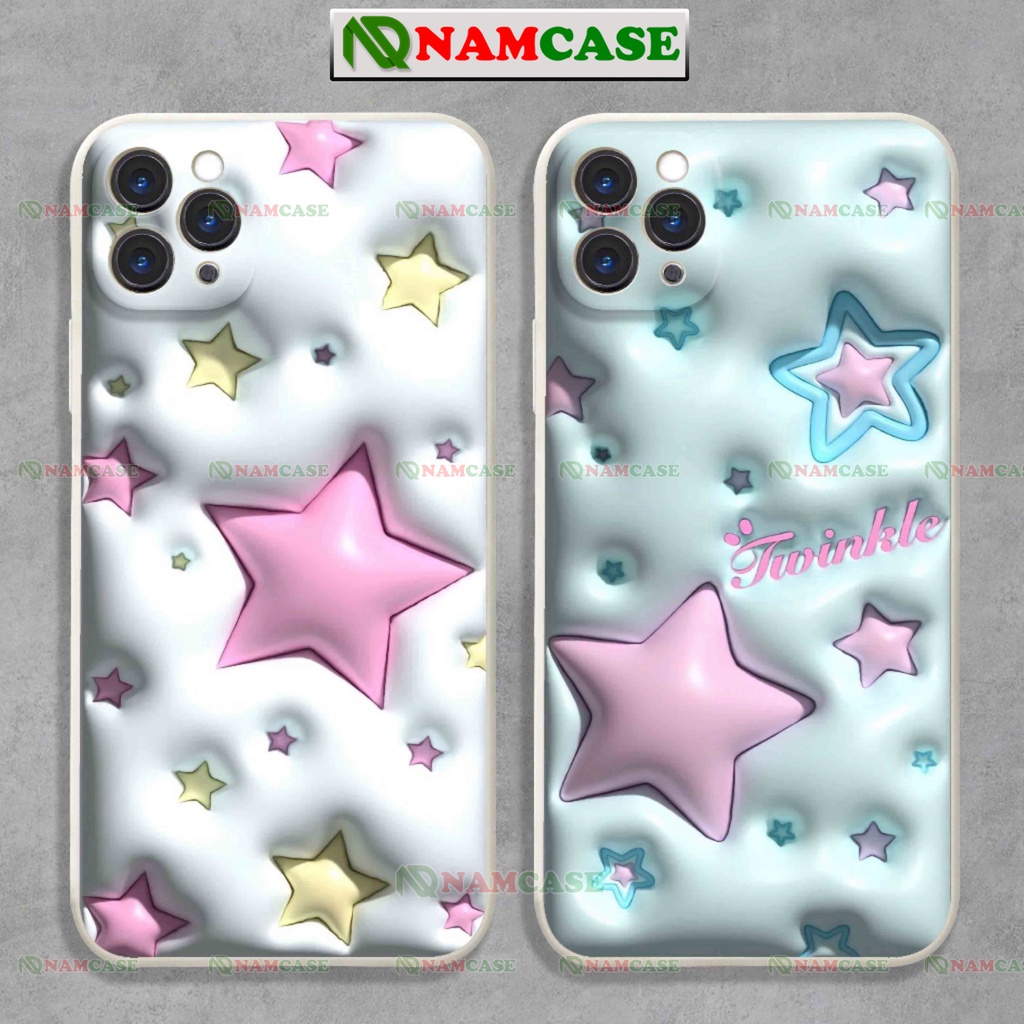 Ốp lưng iphone cặp đôi hoạt hình ngôi sao 3D cute ngộ nghĩnh dễ thương đẹp ip 6/6s/7/8/X/XS/11/12/13/14 Pro Plus Max