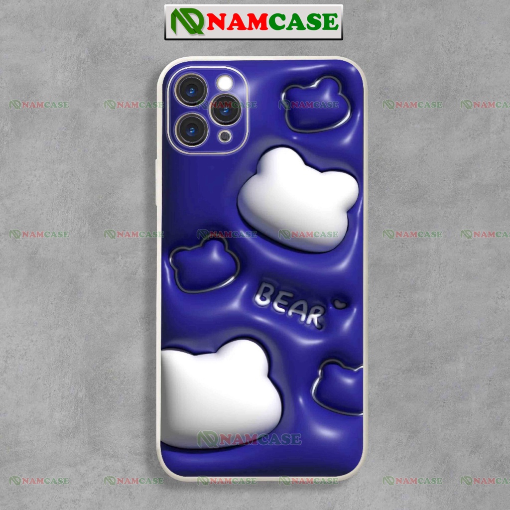 Ốp lưng iphone cặp đôi hoạt hình vịt gấu 3D cute ngộ nghĩnh dễ thương đẹp ip 6/6s/7/8/X/XS/11/12/13/14 Pro Plus Max