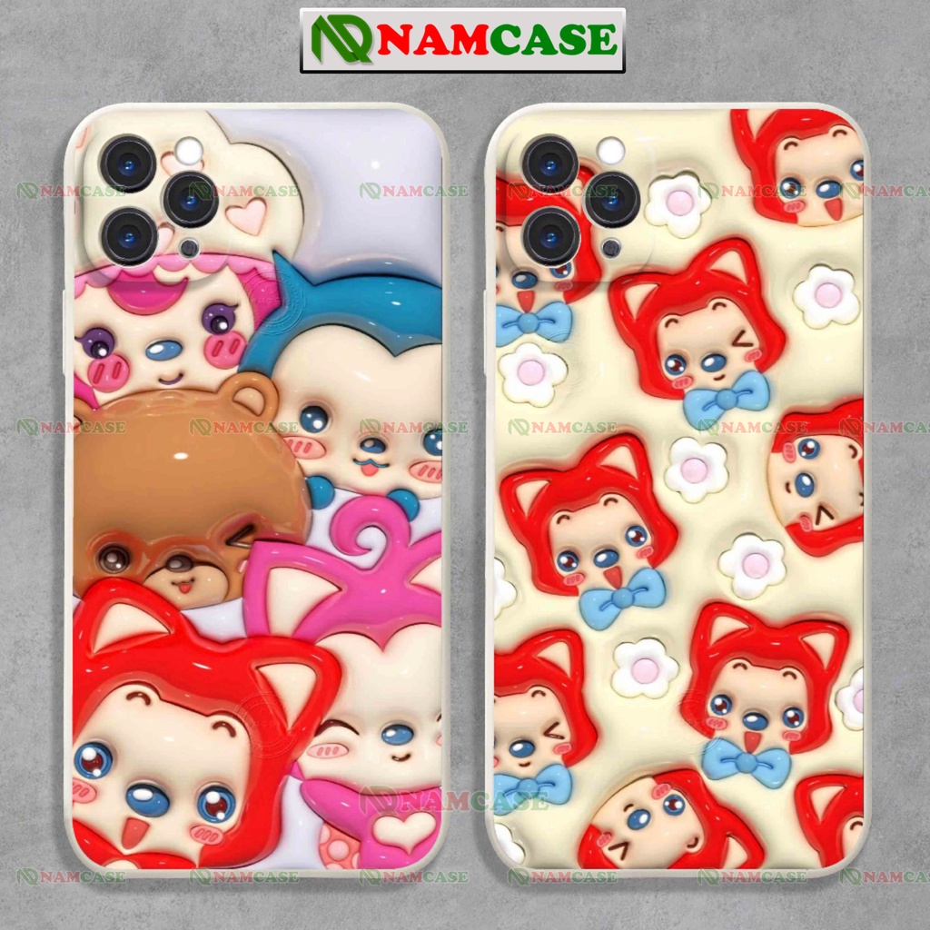 Ốp lưng iphone cặp đôi hoạt hình 3D cute độc lạ ngộ nghĩnh dễ thương đẹp ip 6/6s/7/8/X/XS/11/12/13/14 Pro Plus Max