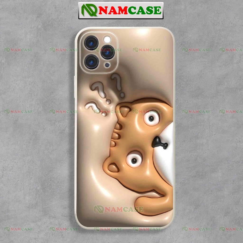 Ốp lưng iphone cặp đôi hoạt hình chó mèo 3D cute ngộ nghĩnh dễ thương đẹp ip 6/6s/7/8/X/XS/11/12/13/14 Pro Plus Max