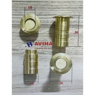 Chân đồng clemon, hố chốt đồng cho chốt cánh phụ lắp cửa nhôm hệ