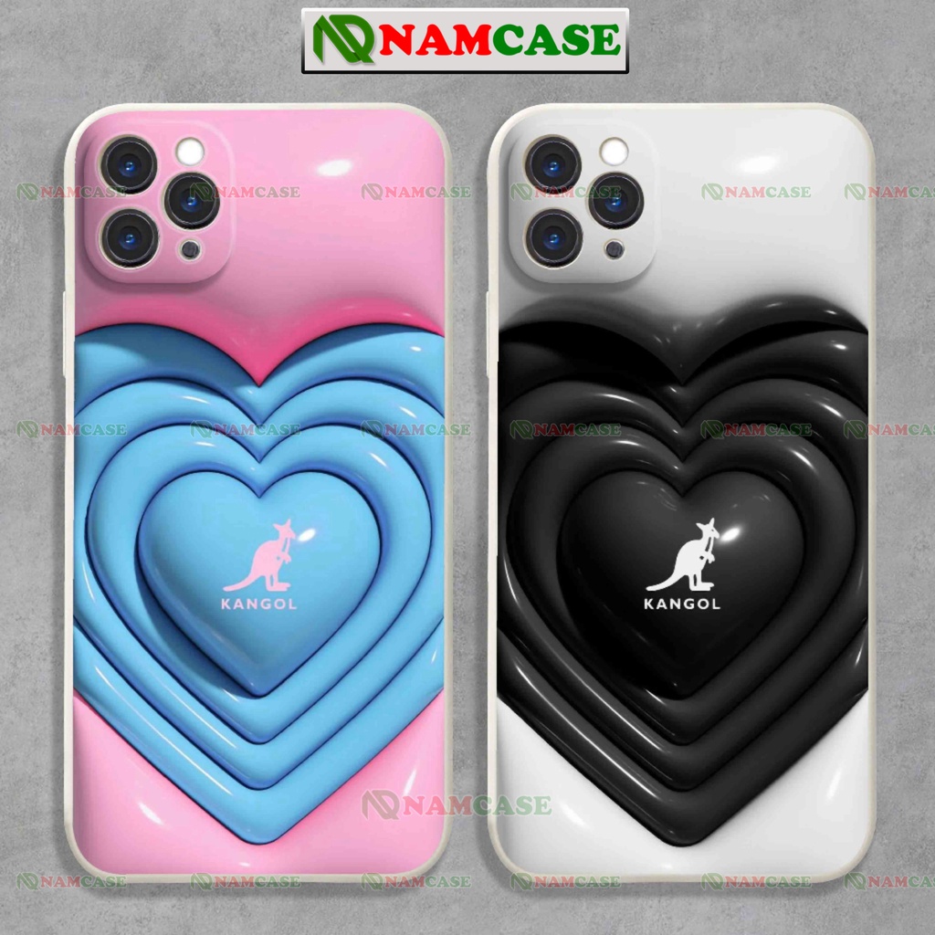 Ốp lưng iphone cặp đôi hoạt hình trái tim 3D cute ngộ nghĩnh dễ thương đẹp ip 6/6s/7/8/X/XS/11/12/13/14 Pro Plus Max