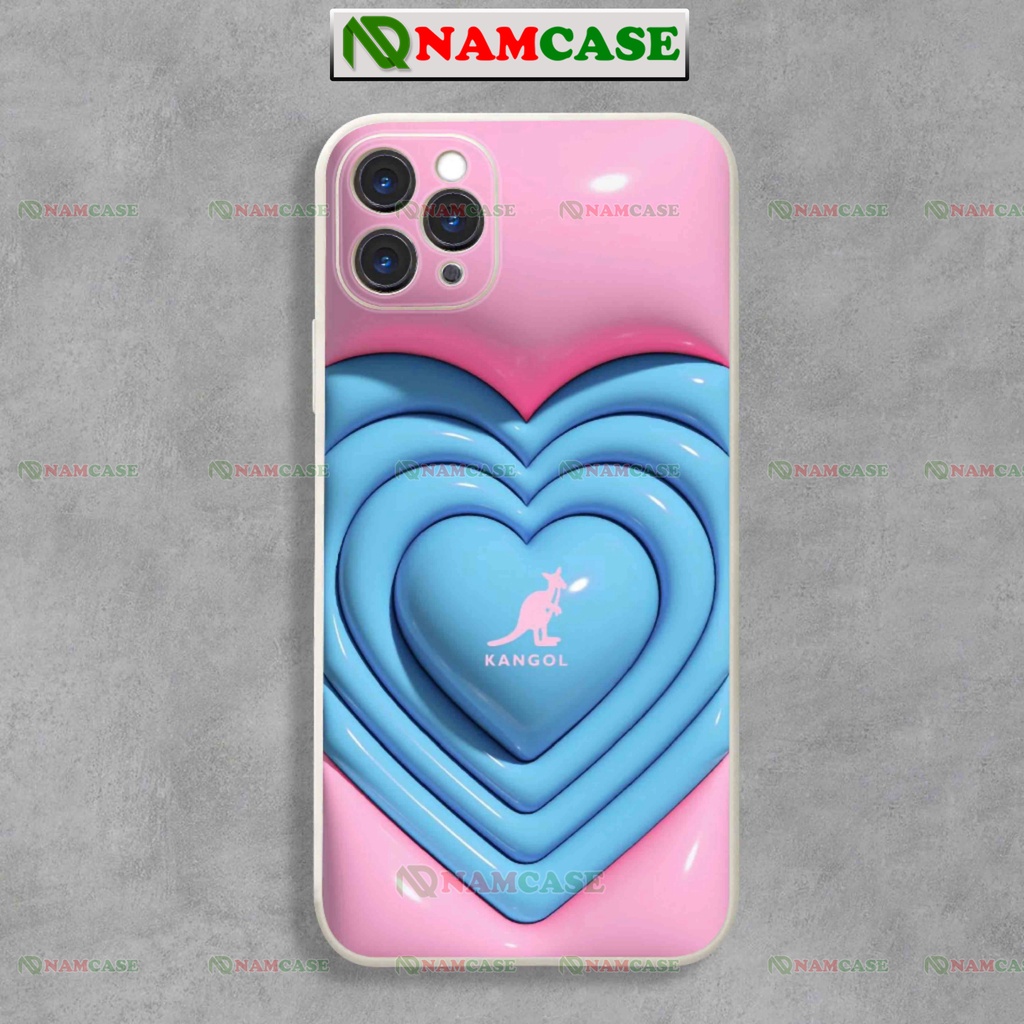 Ốp lưng iphone cặp đôi hoạt hình trái tim 3D cute ngộ nghĩnh dễ thương đẹp ip 6/6s/7/8/X/XS/11/12/13/14 Pro Plus Max