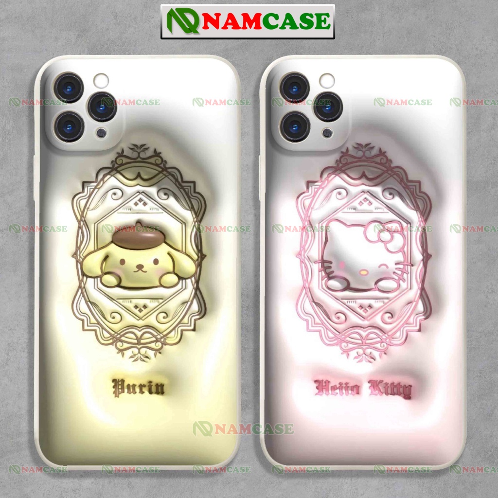 Ốp lưng iphone cặp đôi hoạt hình hello kitty 3D cute ngộ nghĩnh dễ thương đẹp ip 6/6s/7/8/X/XS/11/12/13/14 Pro Plus Max