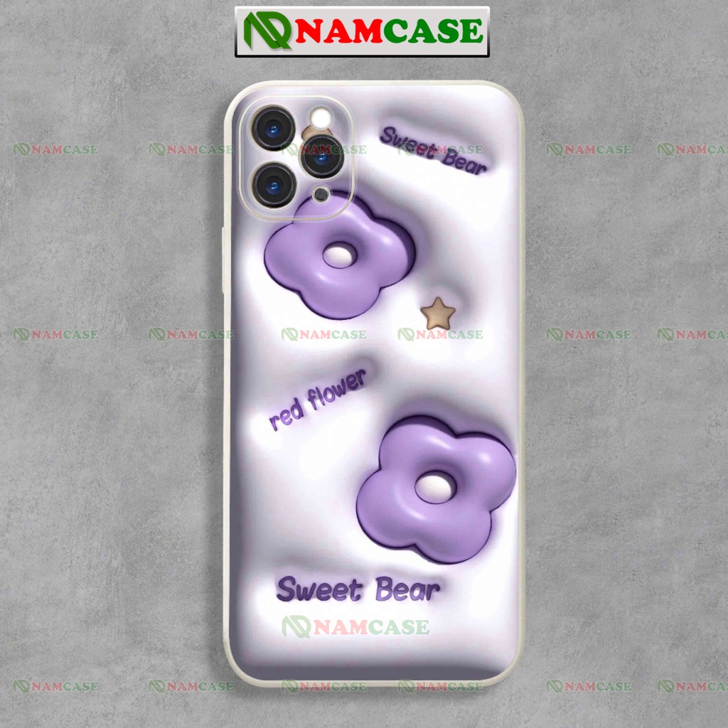Ốp lưng iphone cặp đôi hoạt hình hoa 3D cute ngộ nghĩnh dễ thương đẹp ip 6/6s/7/8/X/XS/11/12/13/14 Pro Plus Max