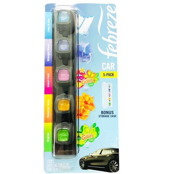 Set 5 cái Nước hoa xe hơi Febreze