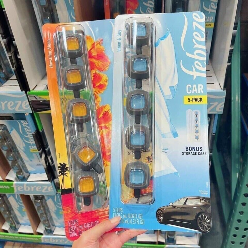 Set 5 cái Nước hoa xe hơi Febreze