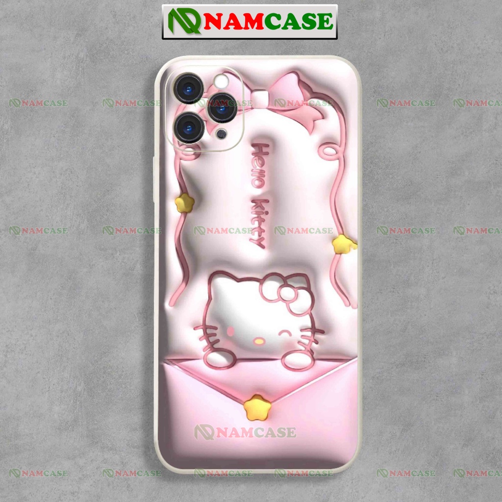 Ốp lưng iphone cặp đôi hoạt hình hello kitty 3D cute ngộ nghĩnh dễ thương đẹp ip 6/6s/7/8/X/XS/11/12/13/14 Pro Plus Max