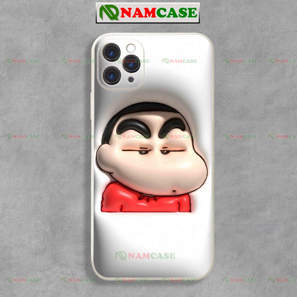 Ốp lưng iphone cặp đôi shinchan shin cậu bé bút chì 3D ngộ nghĩnh dễ thương ip 6/6s/7/8/X/XS/11/12/13/14 Pro Plus Max