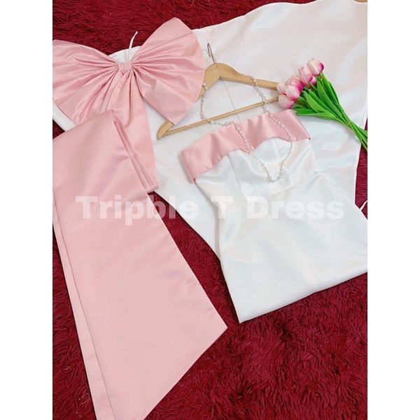 Đầm mặc cưới TRIPBLE T DRESS body đuôi cá sang trọng - size S/M/L