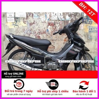Tem Rời Dán Xe Jupiter Đen Bạc Cover 2009