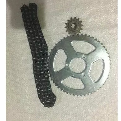 Nhông, xích, đĩa sau xe cào cào mini bánh lớn 2.50-10