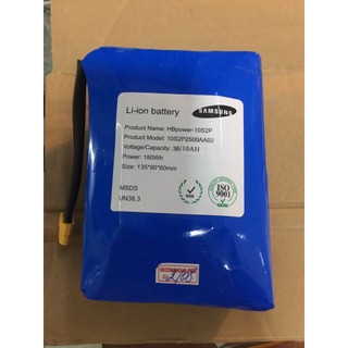Pin xe điện 3 bánh drift 6ah 10ah dung lượng cao 30 cell.40 cell 1.5 kg 2kg