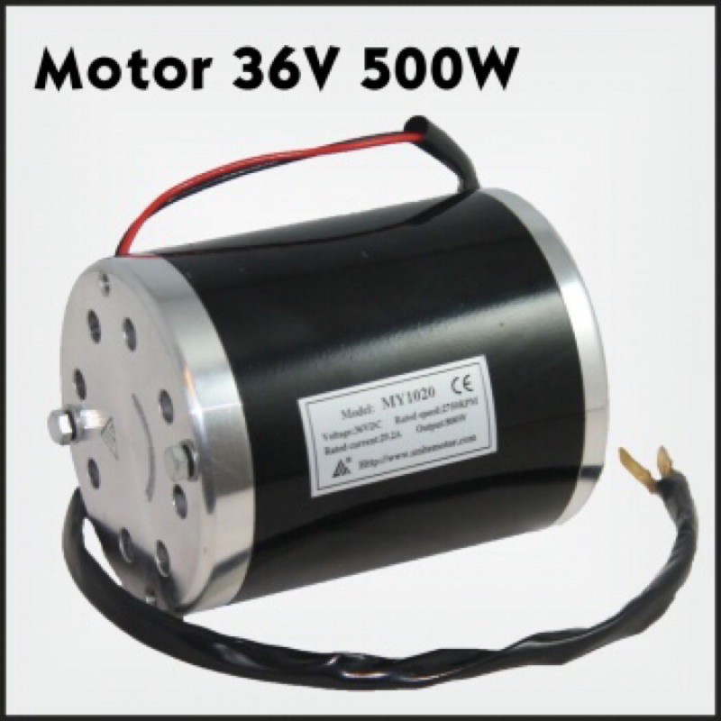Motor 36V 500W Xe chế, xe cào cào điện, xe 4 bánh, xe atv chạy xích