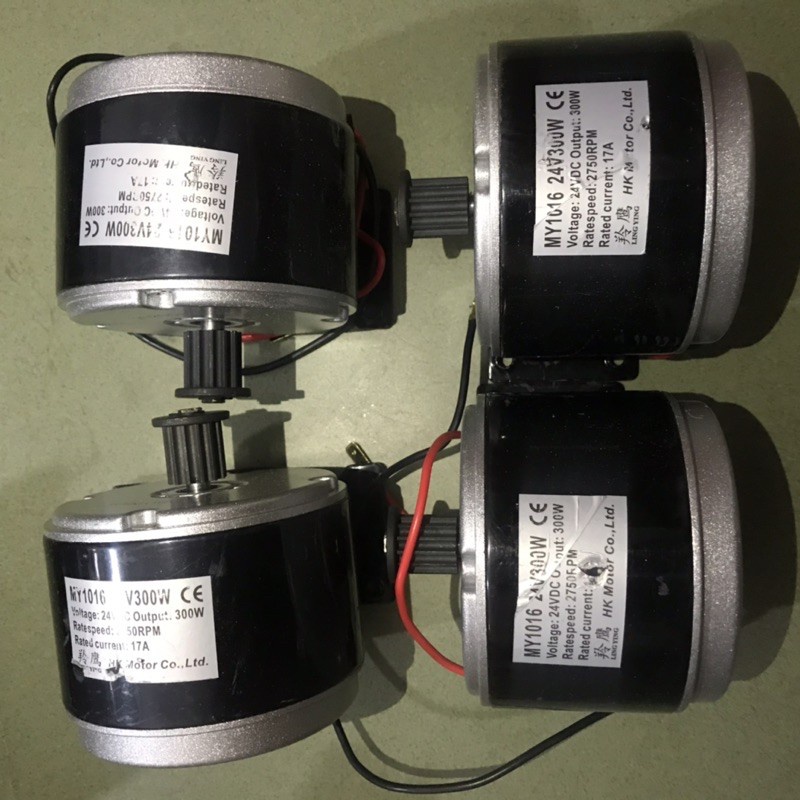 Động cơ motor 24v 300w DC xe điện