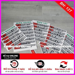 1 tem Underbone Team 64 tỉnh thành (ghi chú tên tình hoặc gửi mặc định tem Sài Gòn)