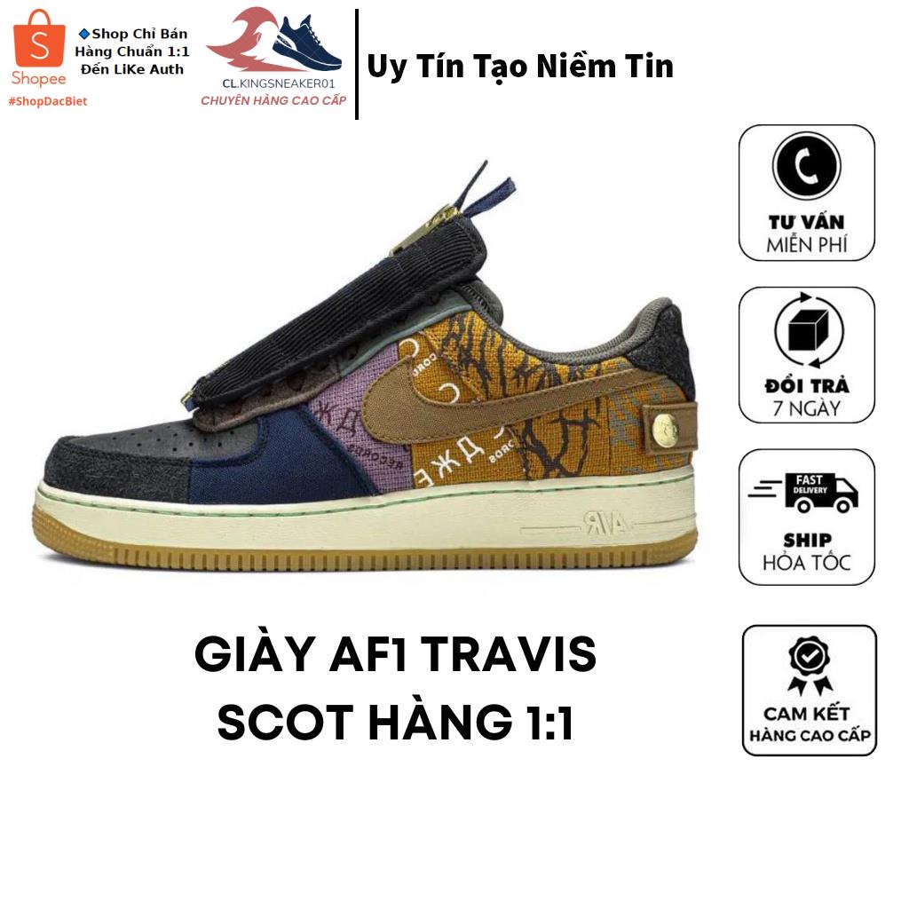 Giày AF1 travis Like.AUott cactus jack hàng siêu vip full sz 36-43 🔥Tặng Tất🔥