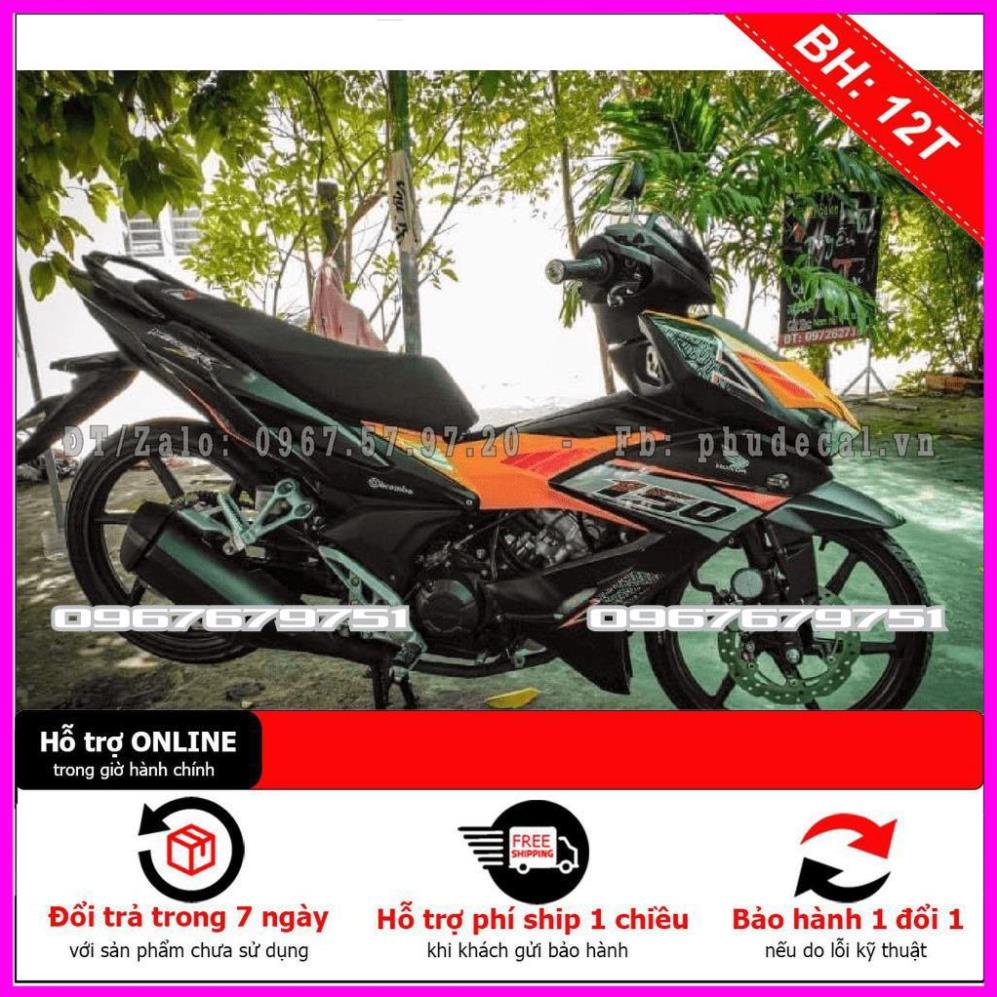 [FREE SHIP] Tem Rời Dán xe Winner X Cam đen .