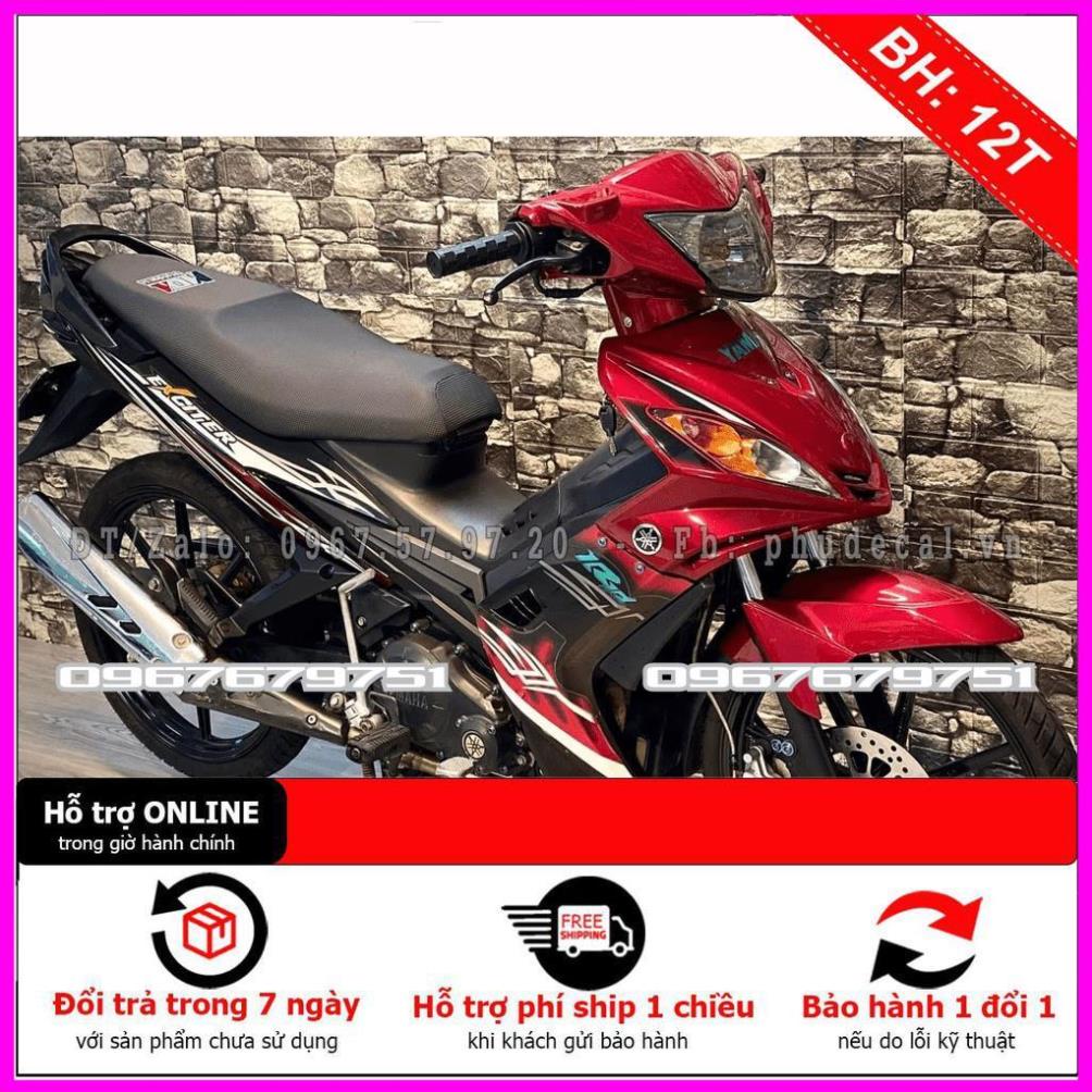 [FREE SHIP] Tem Rời Dán Xe Ex 2005-2010 đỏ đen RR