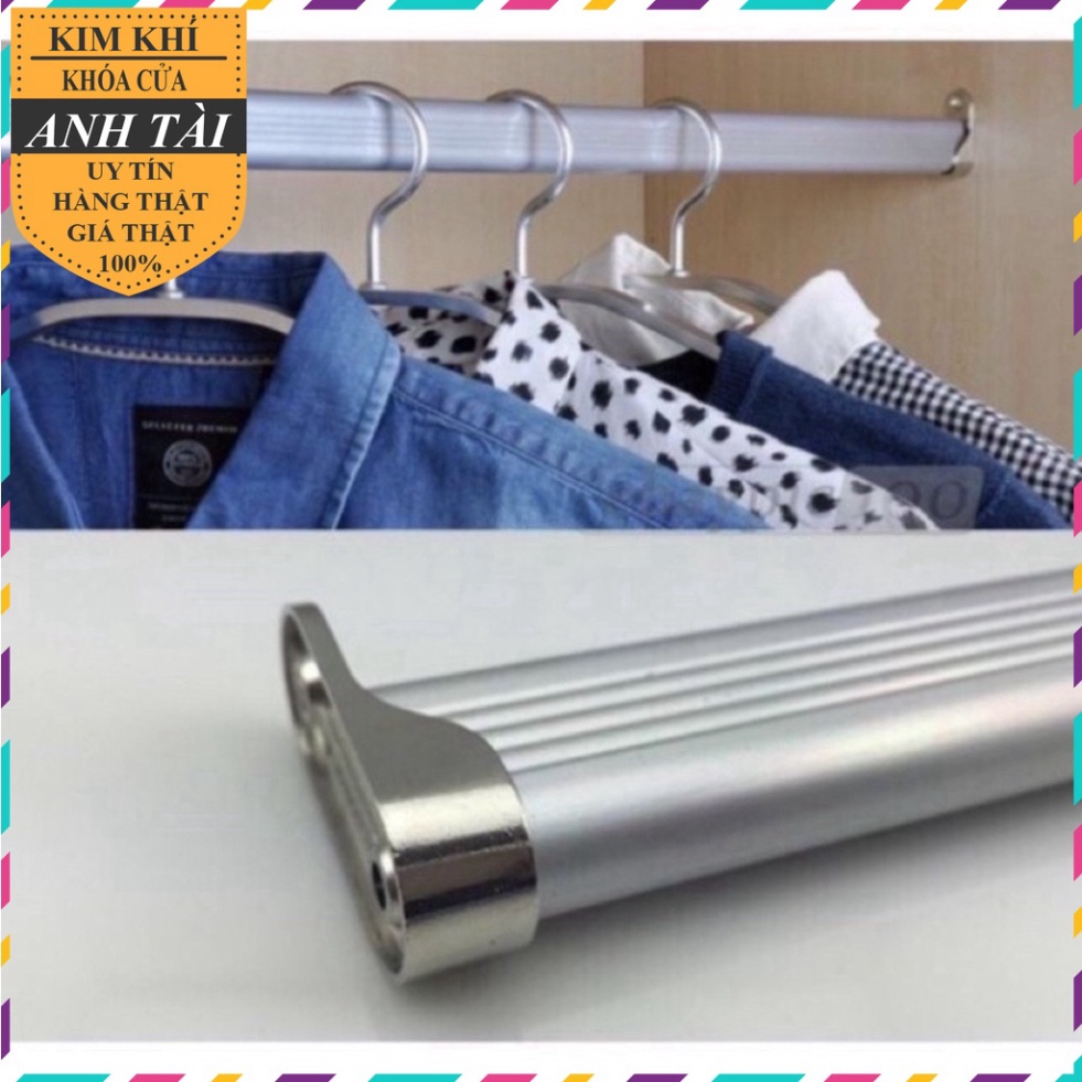 tai áo ngoài,tai áo giữa dẹt,bát đỡ,bát treo, bas suốt cho thanh nhôm treo quần áo bầu dục oval