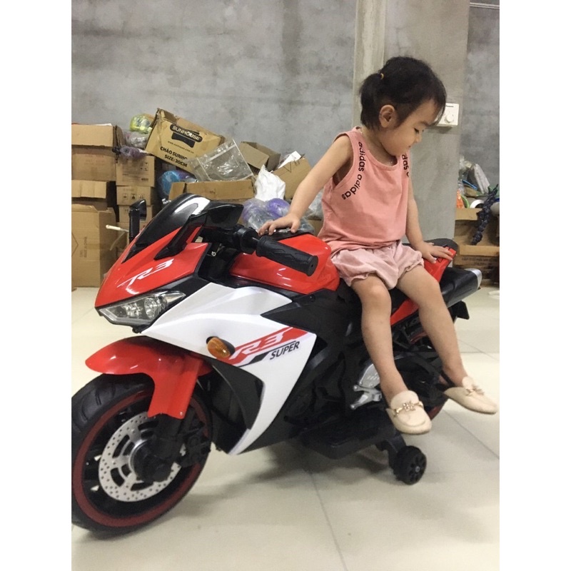Xe máy điện trẻ em R3 loại to cho bé