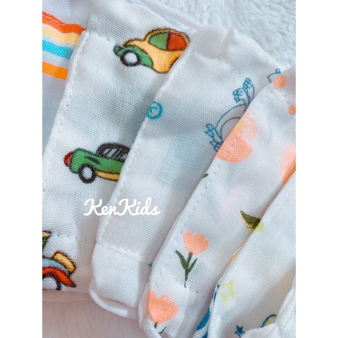 Khẩu trang Xô mềm nhiều hoạ tiết cho bé  - 1 cái