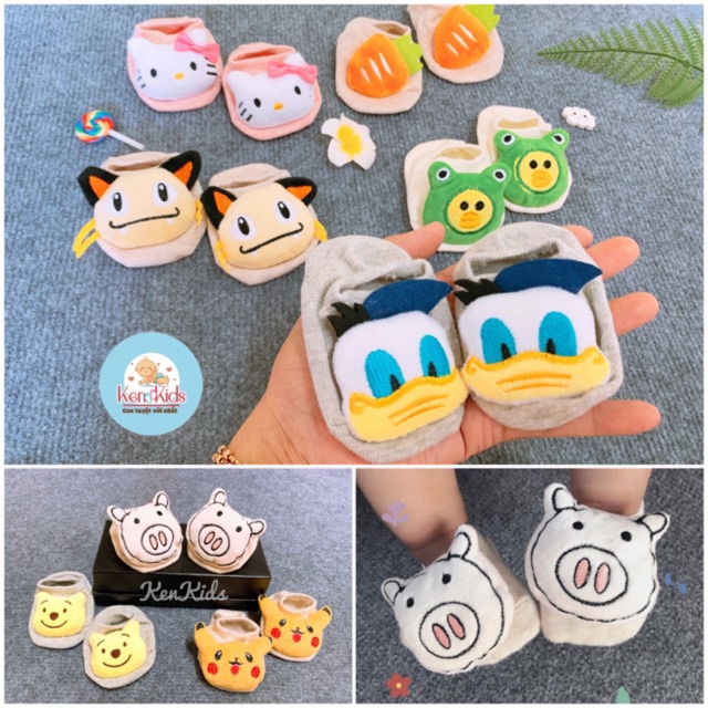 Vớ tất hình thú chống trượt cho bé