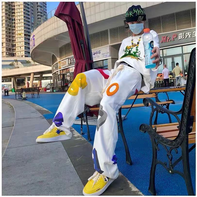 Quần Dài Hip Hop Mỏng Dáng Suông Dễ Phối Đồ Màu Sắc Thời Trang Xuân Thu Cho Nữ